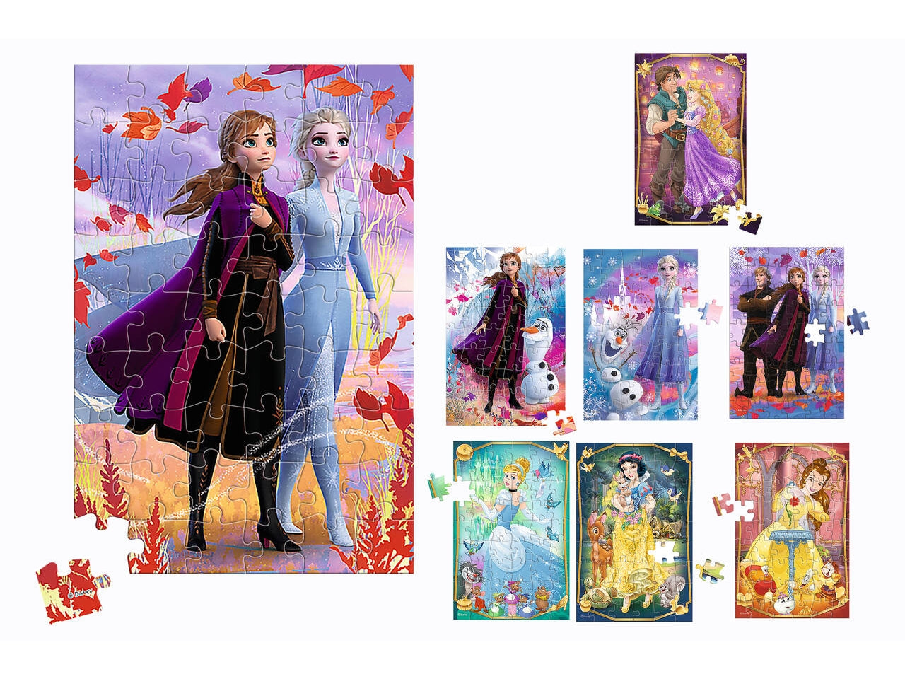 Trefl puzzle 54 mini 40pezzi principessa Frozen assortiti