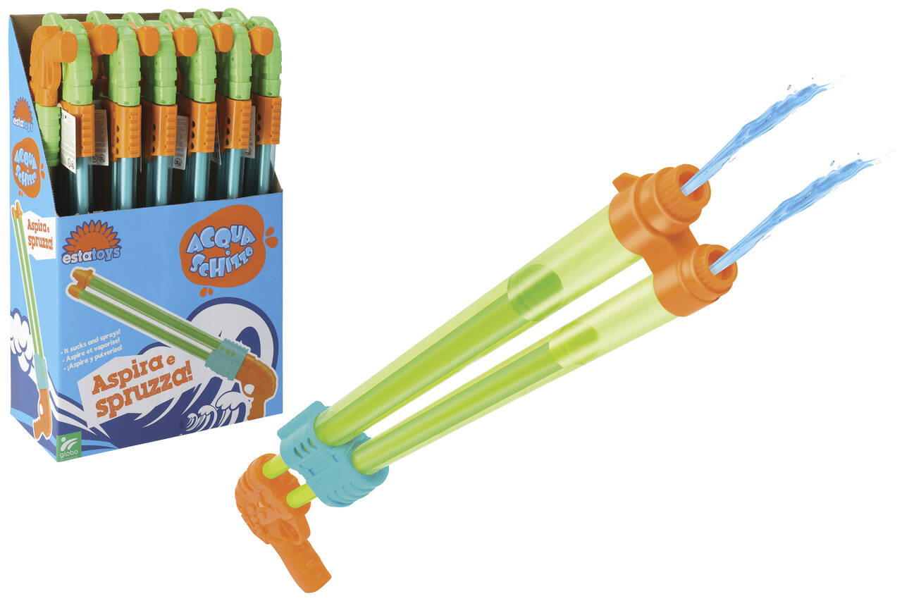 Tubo acqua doppio canna 54cm - disponibile in 2 colori