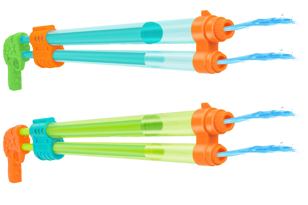 Tubo acqua doppio canna 54cm - disponibile in 2 colori