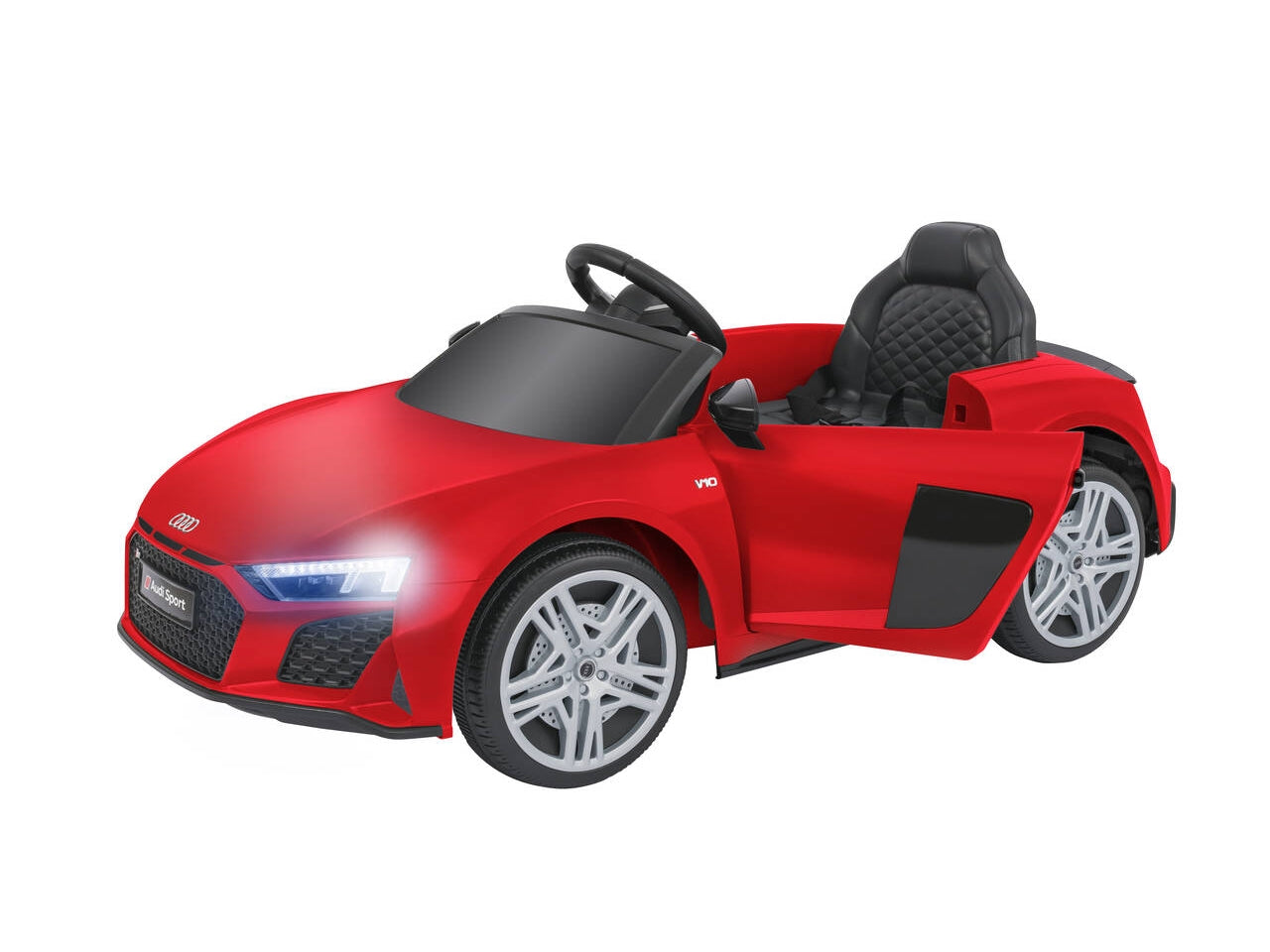 Auto elettrica audi r8 spider rossa 12v 4,5ah