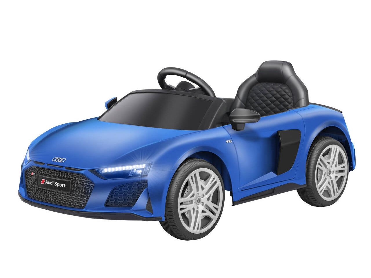 Auto elettrica audi r8 spider blu 12v