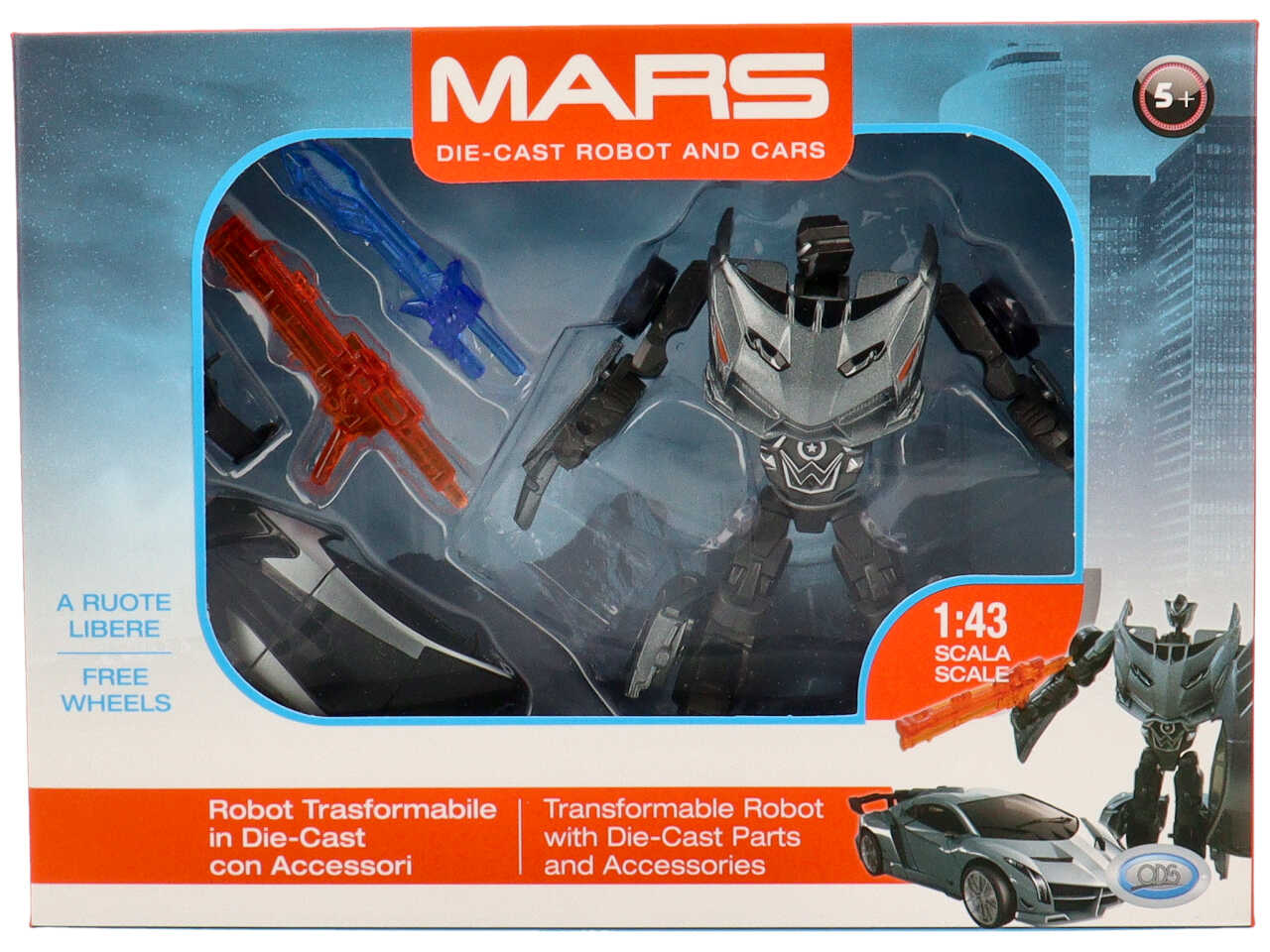 Mars supercar robot trasformabile in vari assortimenti