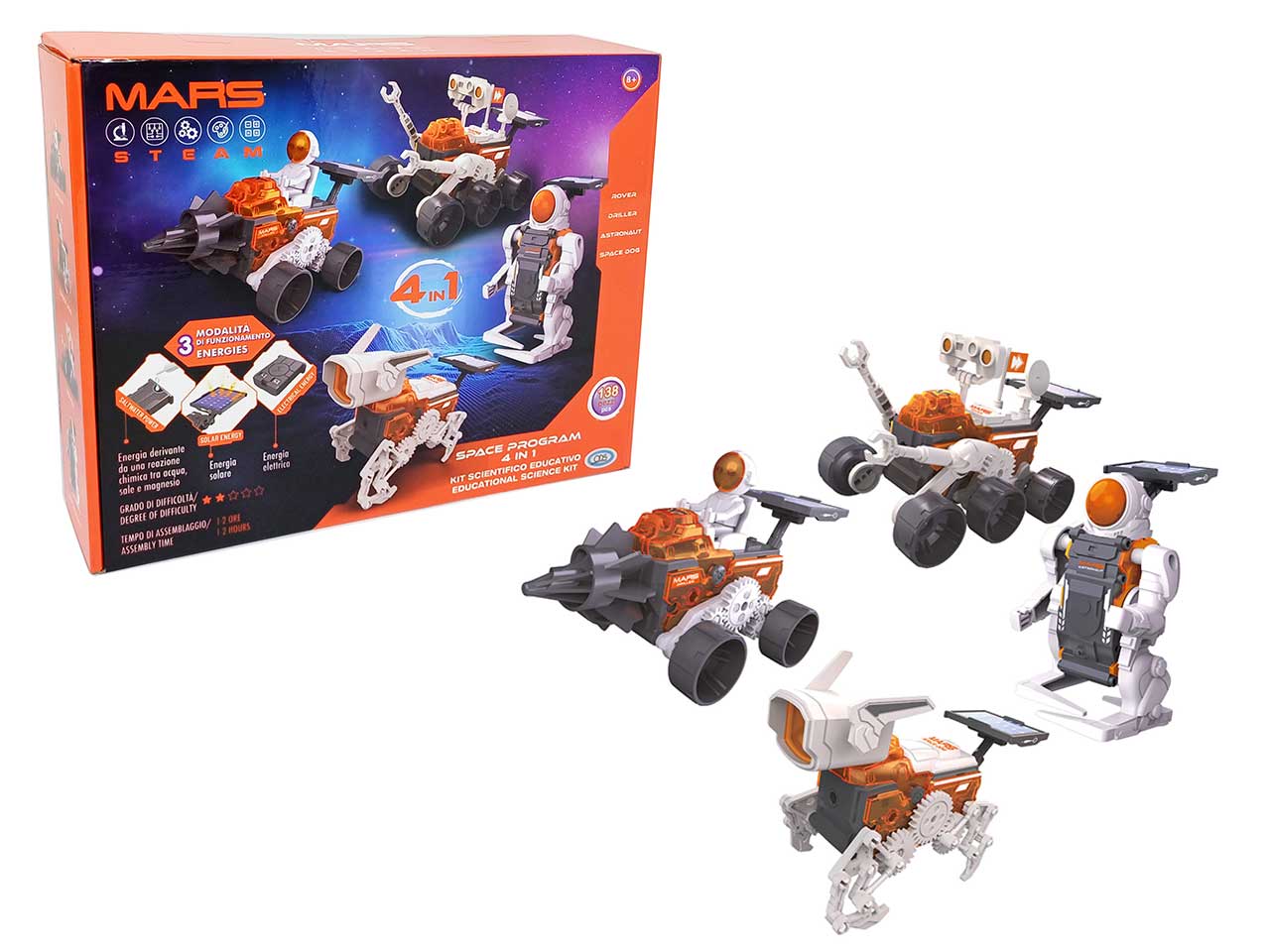 Mars space program 4 in 1 robot