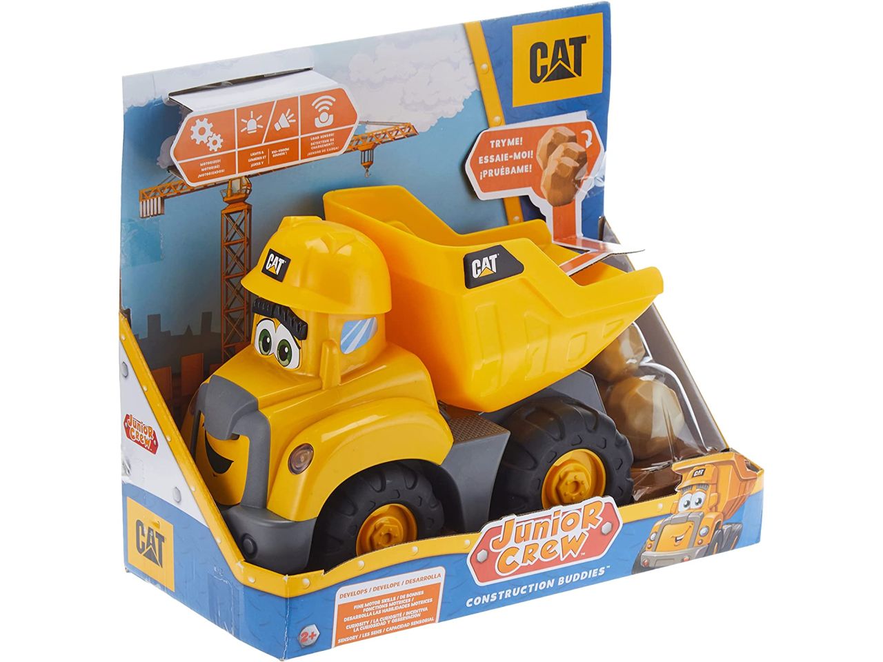 Camion portasabbia cat junior crew costruction buddies