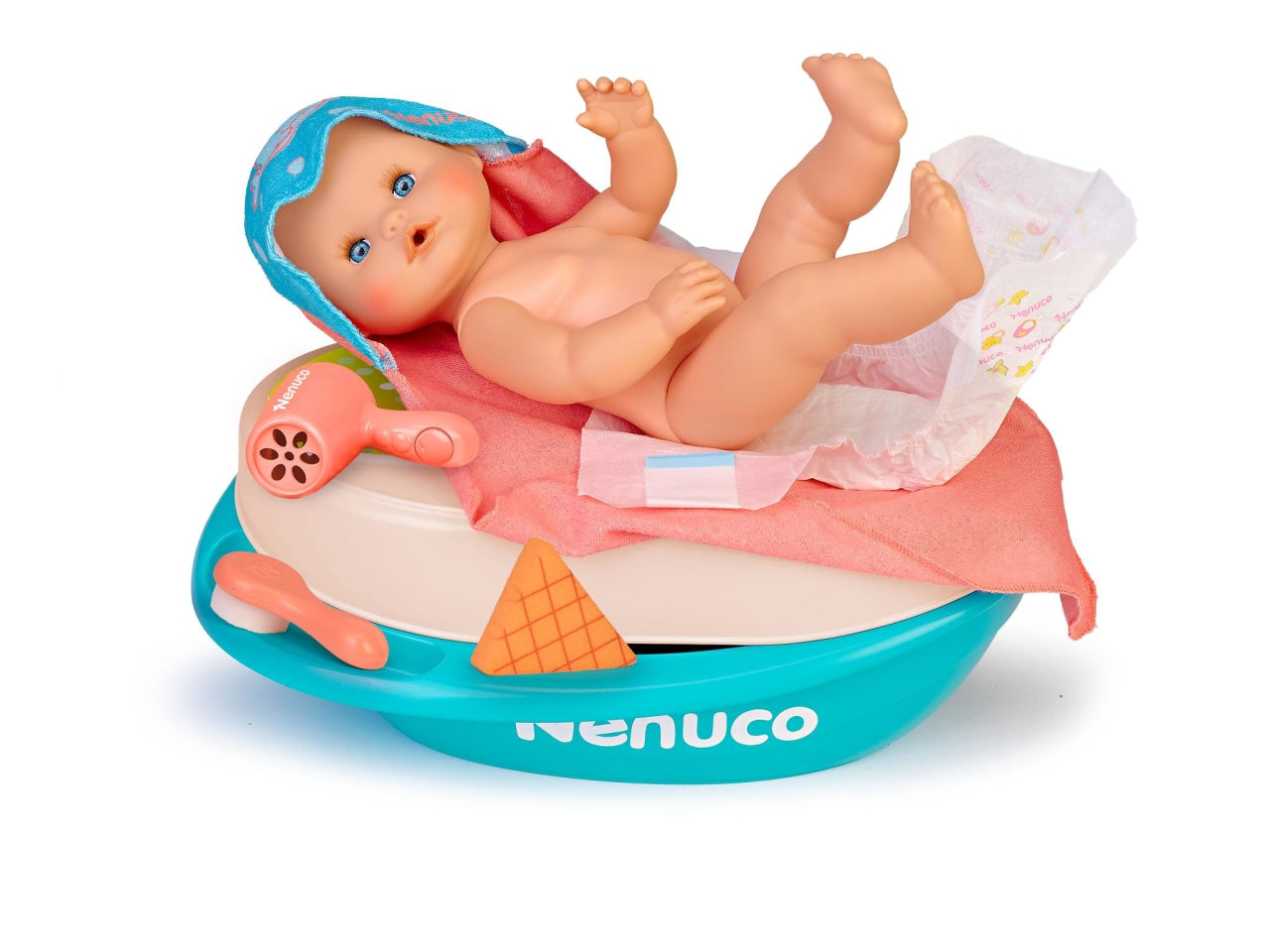Nenuco Bagnetto con le Bolle - Bambola con Accessori, Multicolor, Età 3+, Famosa