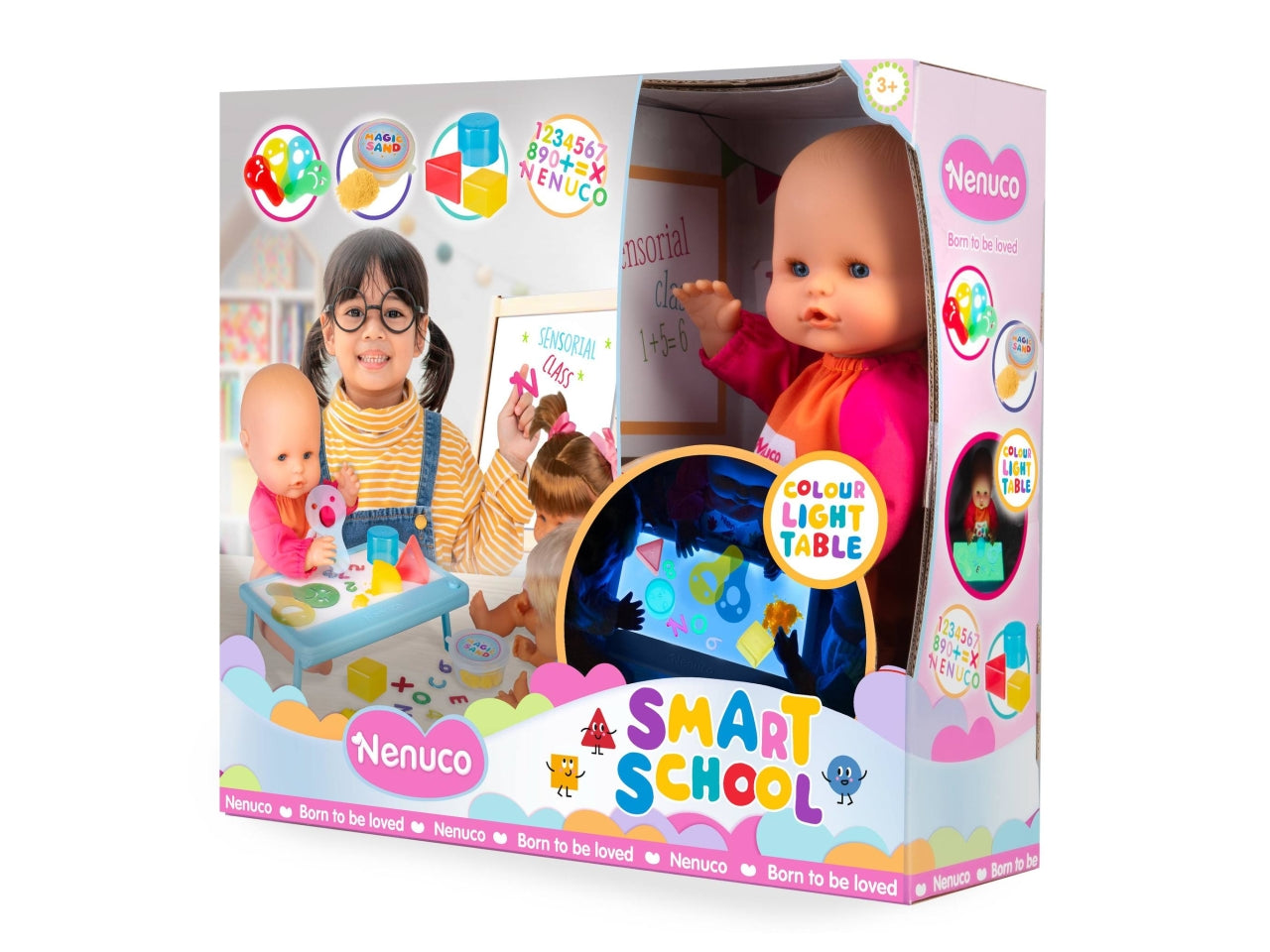 Nenuco Smart School - Set Bambola con Accessori, Multicolor, Età 3+, Famosa