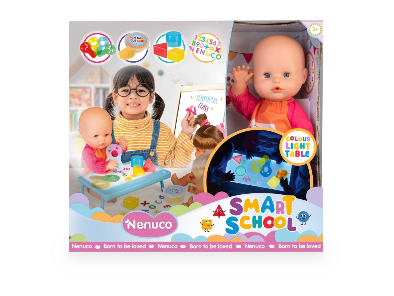Nenuco Smart School - Set Bambola con Accessori, Multicolor, Età 3+, Famosa