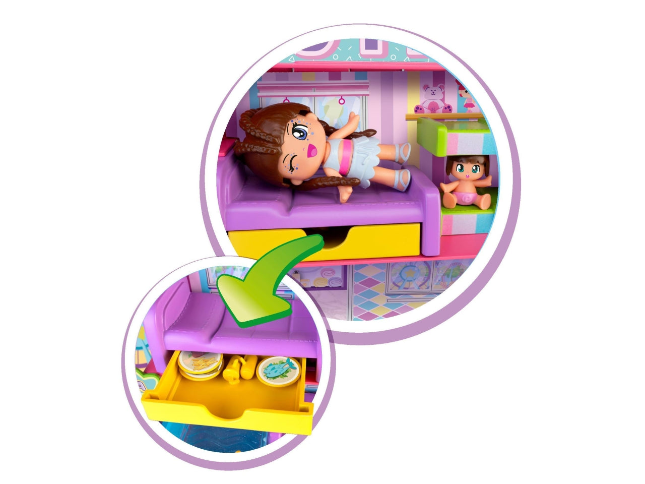 Pinypon 5 Star Hotel - Set con Accessori e 2 Personaggi, Multicolor, Età 4+, Famosa $