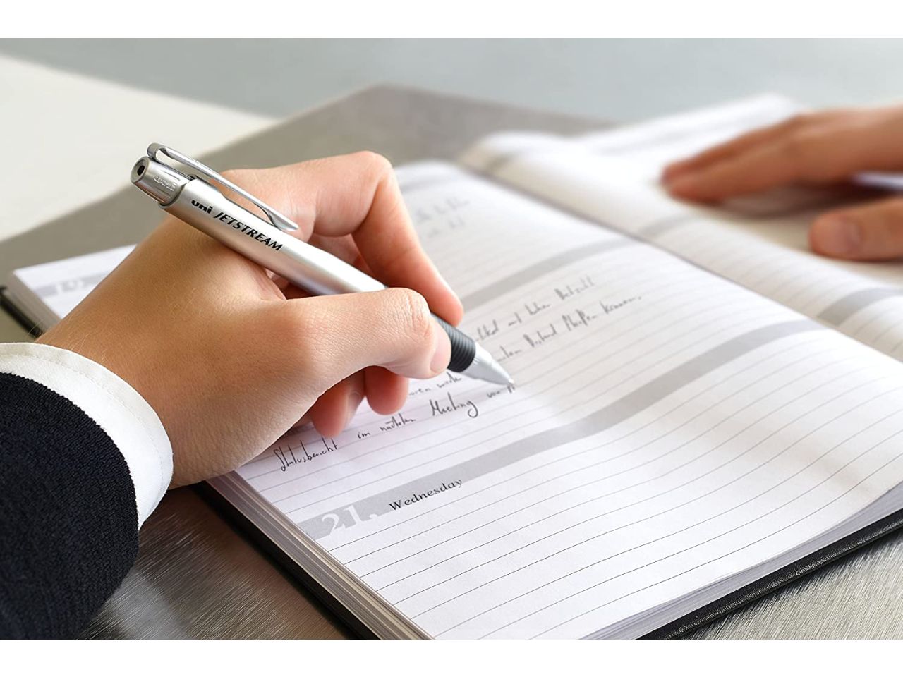 Penna jetstream scatto 1mm argento