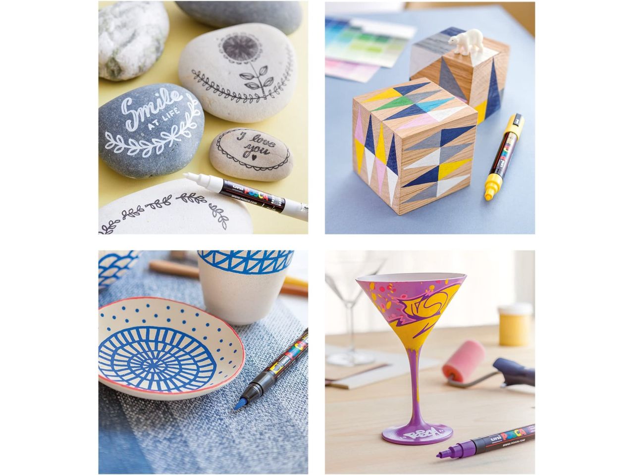 Marcatore uni posca medio color verde acqua