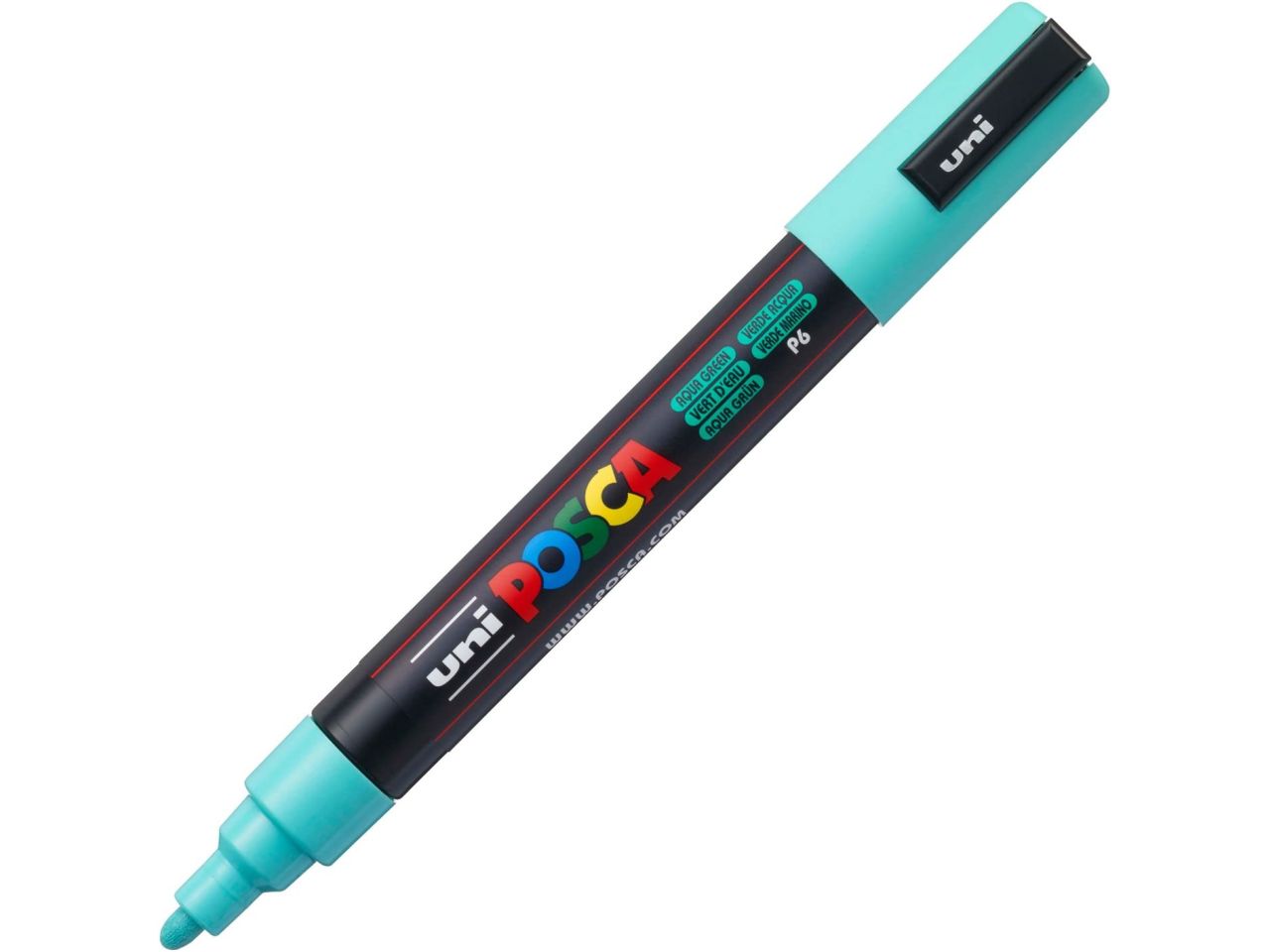 Marcatore uni posca medio color verde acqua