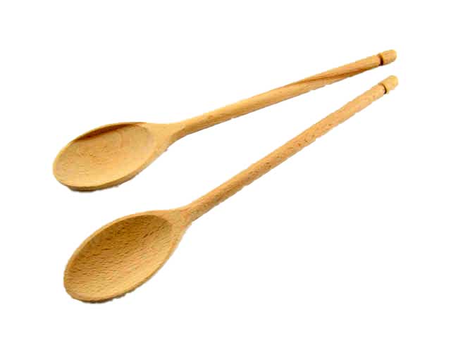 Cucchiaio legno torniti 30cm 1002