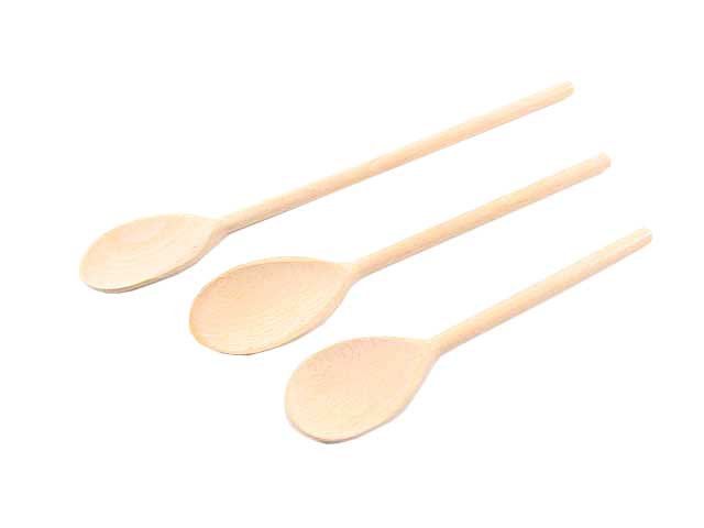 Cucchiai 3 pezzi cm.25-30-35 7/1001