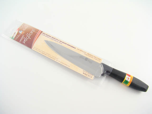 Coltello cucina lama acciaio cm.18 4810
