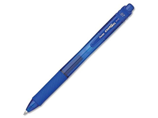 Penna gel energel blu