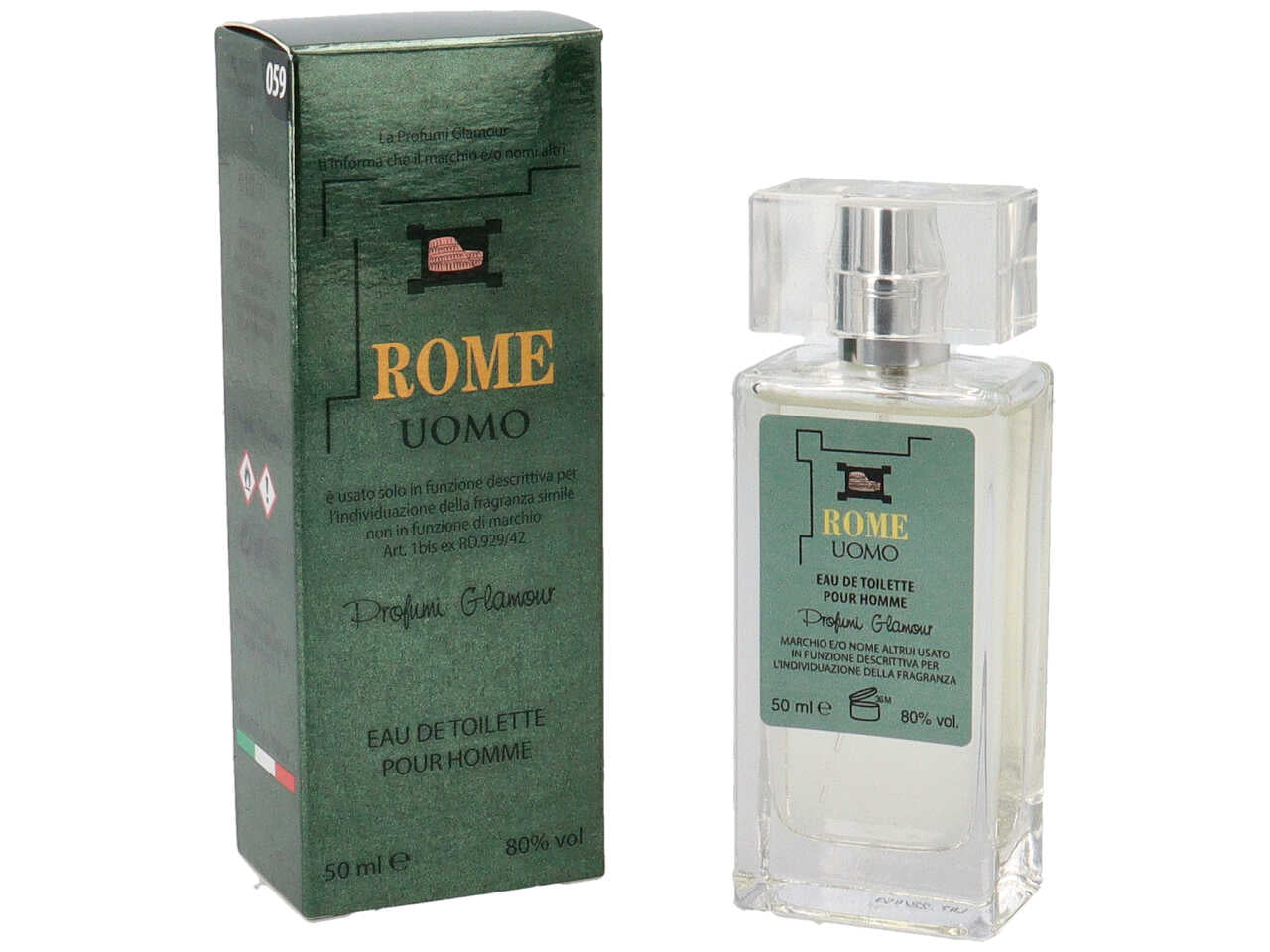 Profumo 50ml uomo rome
