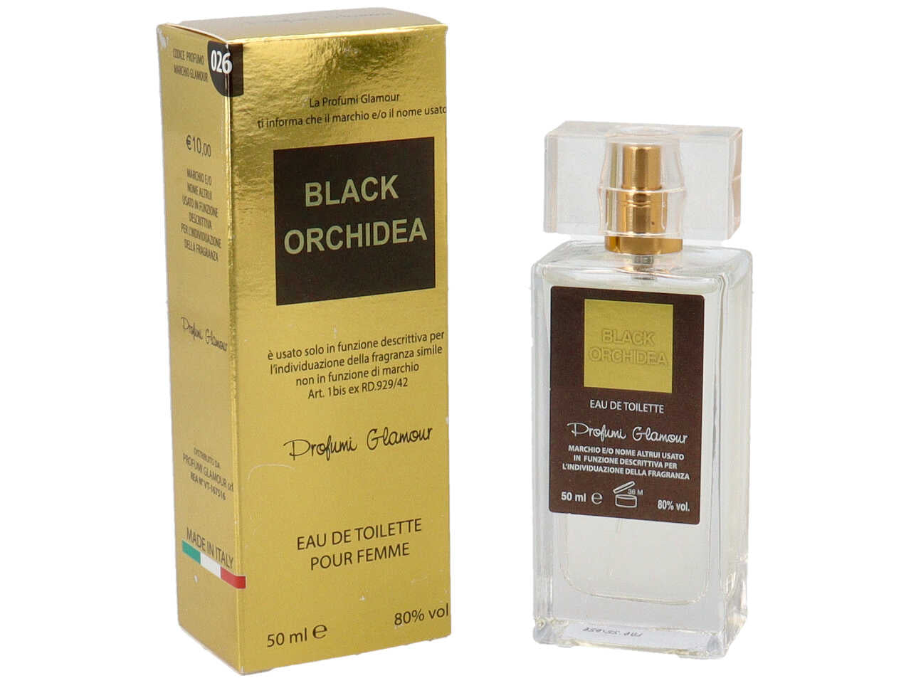 Profumo 50ml unisex black orchidea
