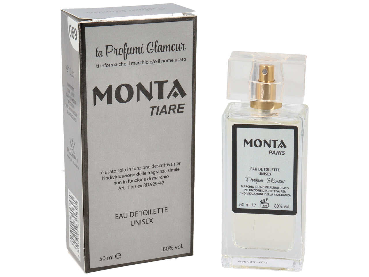 Profumo unisex 50ml monta tiare