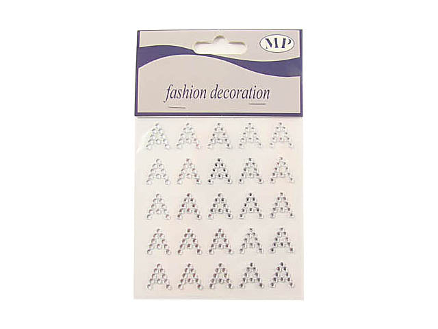 Lettere adesive 25 pezzi a t029a