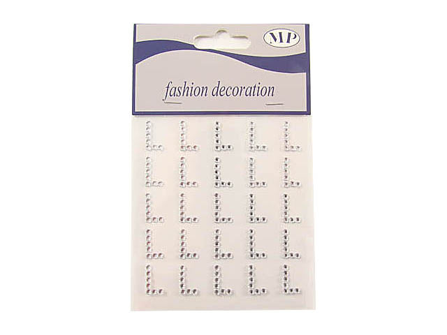 Lettere adesive 25 pezzi l t029l