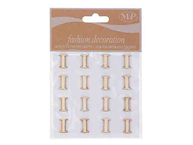 Lettere legno 10mm. 16 pezzi i t067i