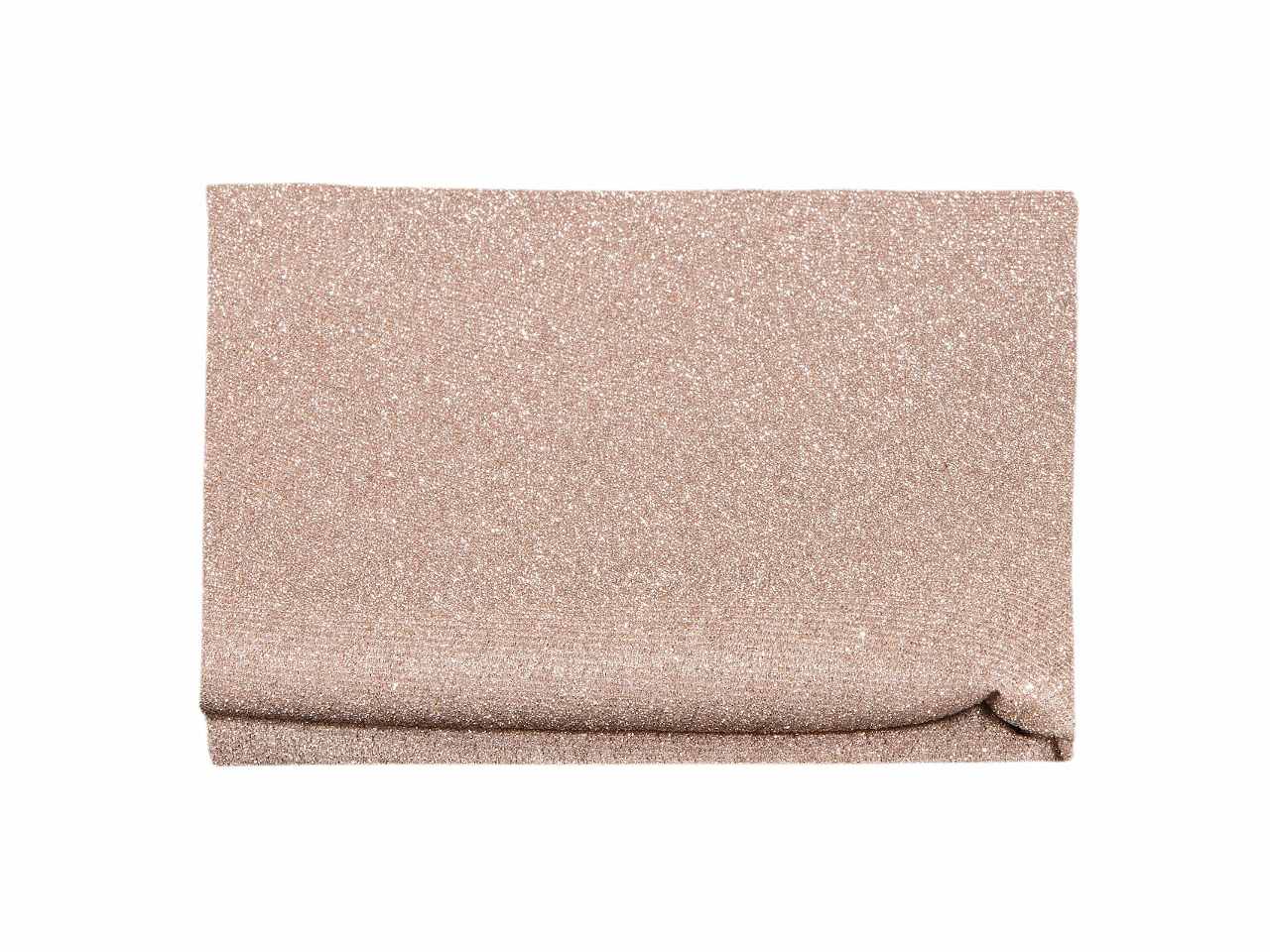 Telo glitter elegance 1,5x3mt oro rosa