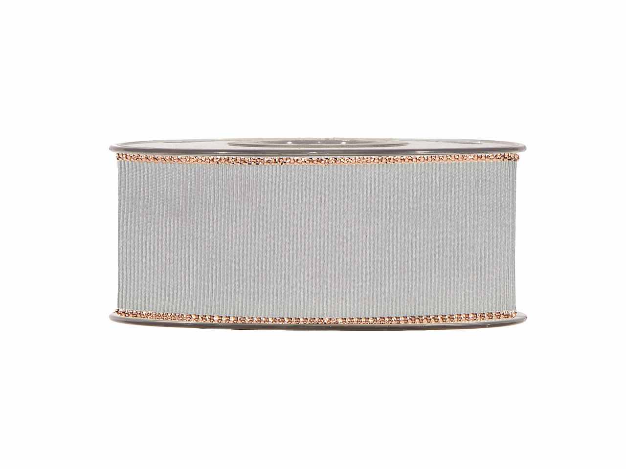 Nastro gros grain oro line mm40x20mt grigio