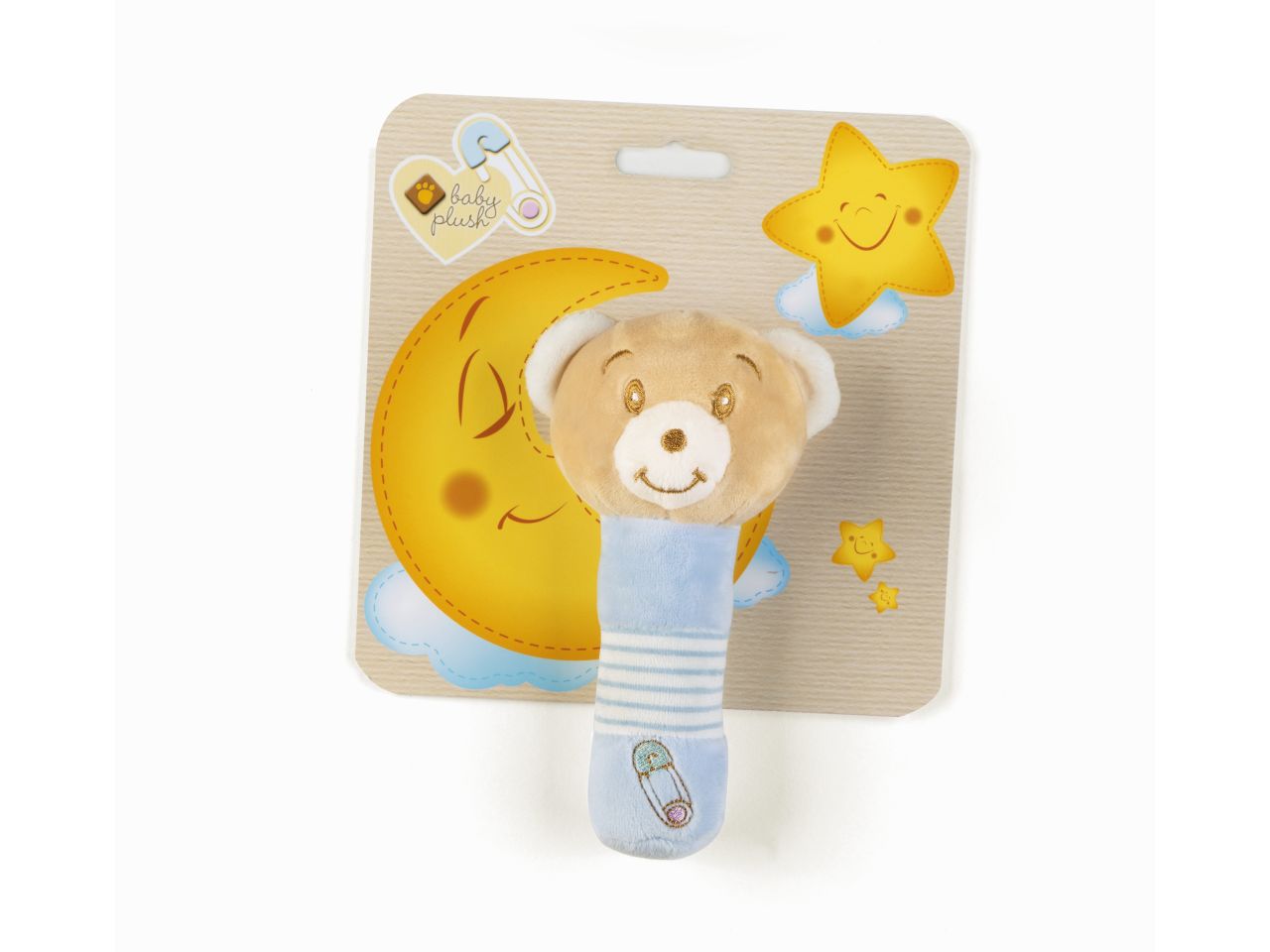 Peluche babycare orsetto sonaglino misura 16cm