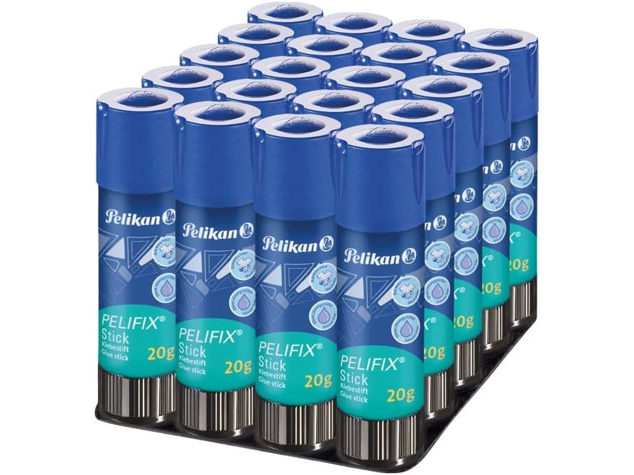 Colla stick 20 pezzi 20 gr Pelikan