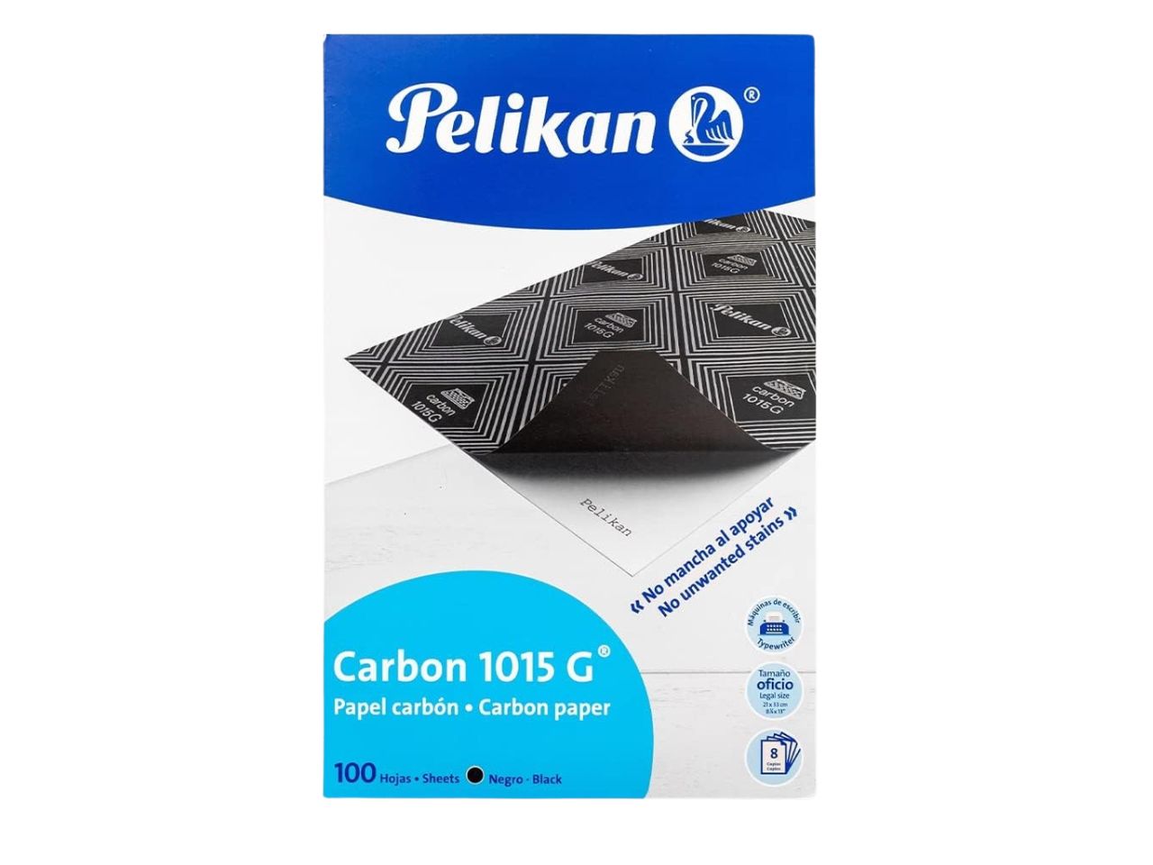 Carta Carbone Pelikan con strato in cera, retro cerato, A4 nero 21x31 cm 100 fogli