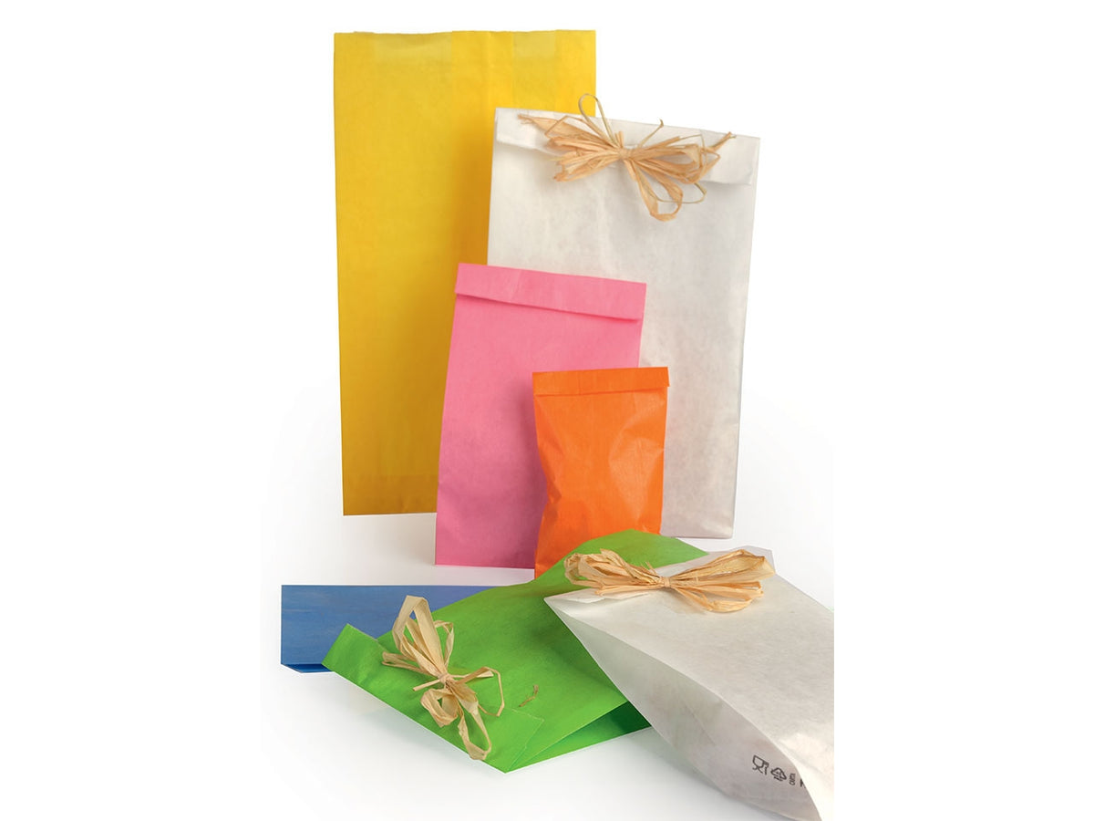 Buste Regalo Kraft colorate Piennepi 8x16+2,5cm - 100 buste, Ideale per Confezionamento, Made in Italy