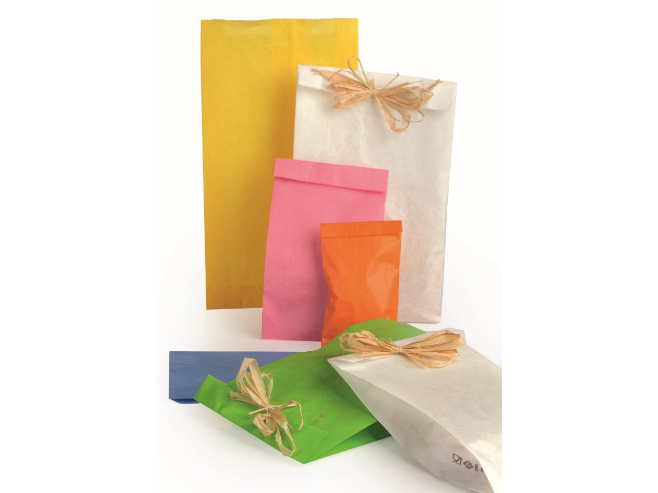 Buste Regalo Kraft bianca Piennepi 10x18+3cm - 100 buste, Ideale per Confezionamento, Made in Italy