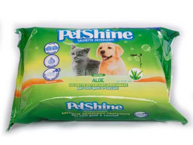 Petshine salv.aloe maxi 40 pezzi 26522