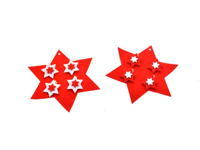 L.feltro stella 18cm c/4mollett.5040287