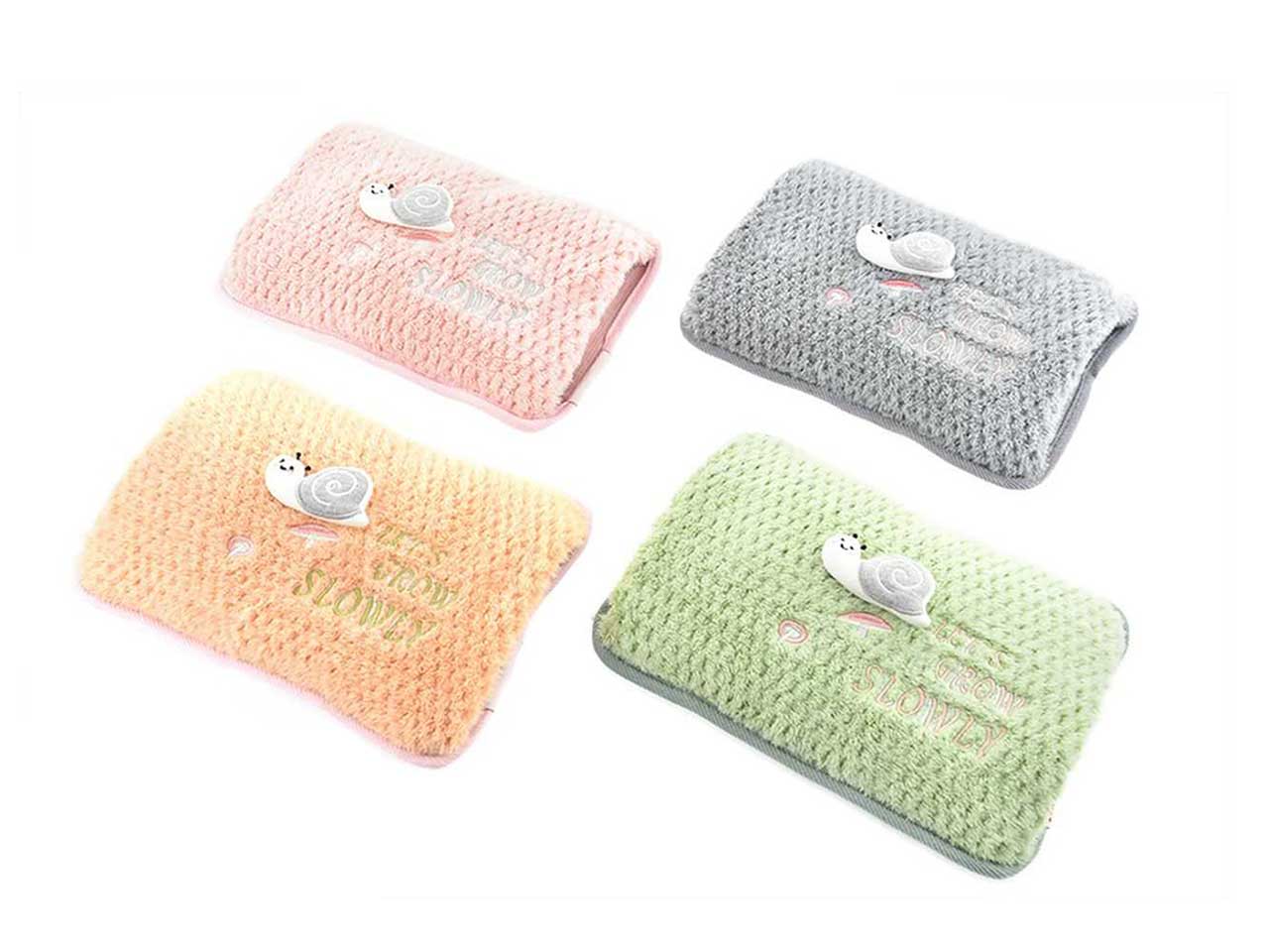 Borsa acqua calda con 4 decorazioni assortite