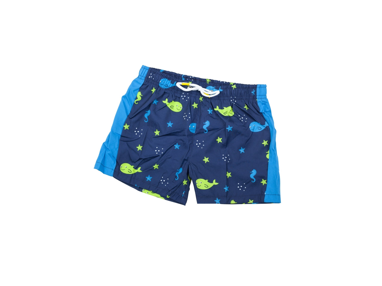 Costume da bimbo boxer con coulisse e mutanda interna multicolor - Amytis