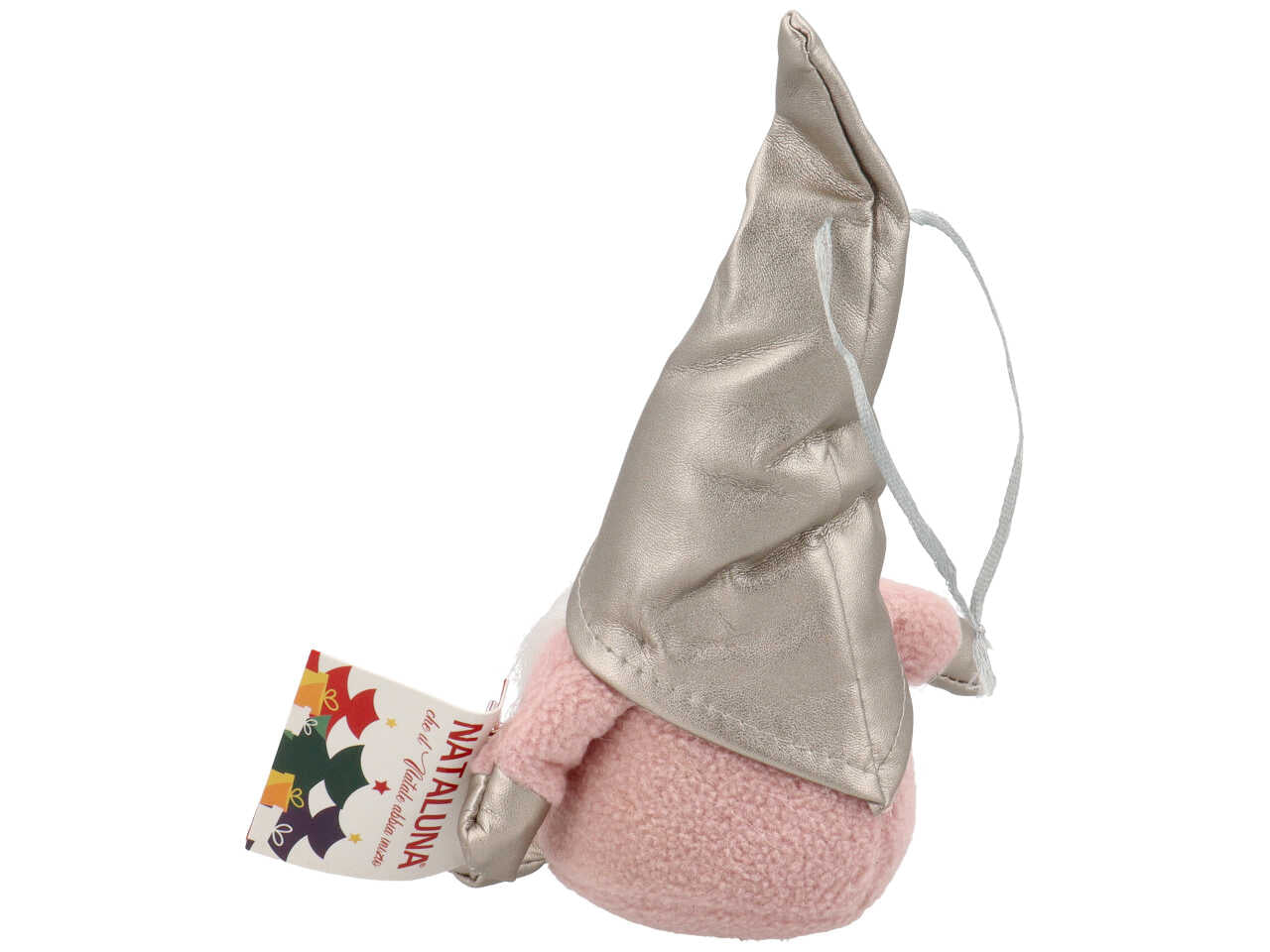 Appendino gnomo d.8x22cm oro/rosso