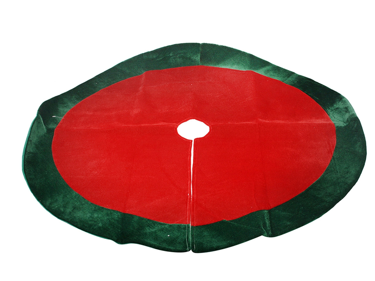 Copribase per albero di natale d.100cm rosso/verde