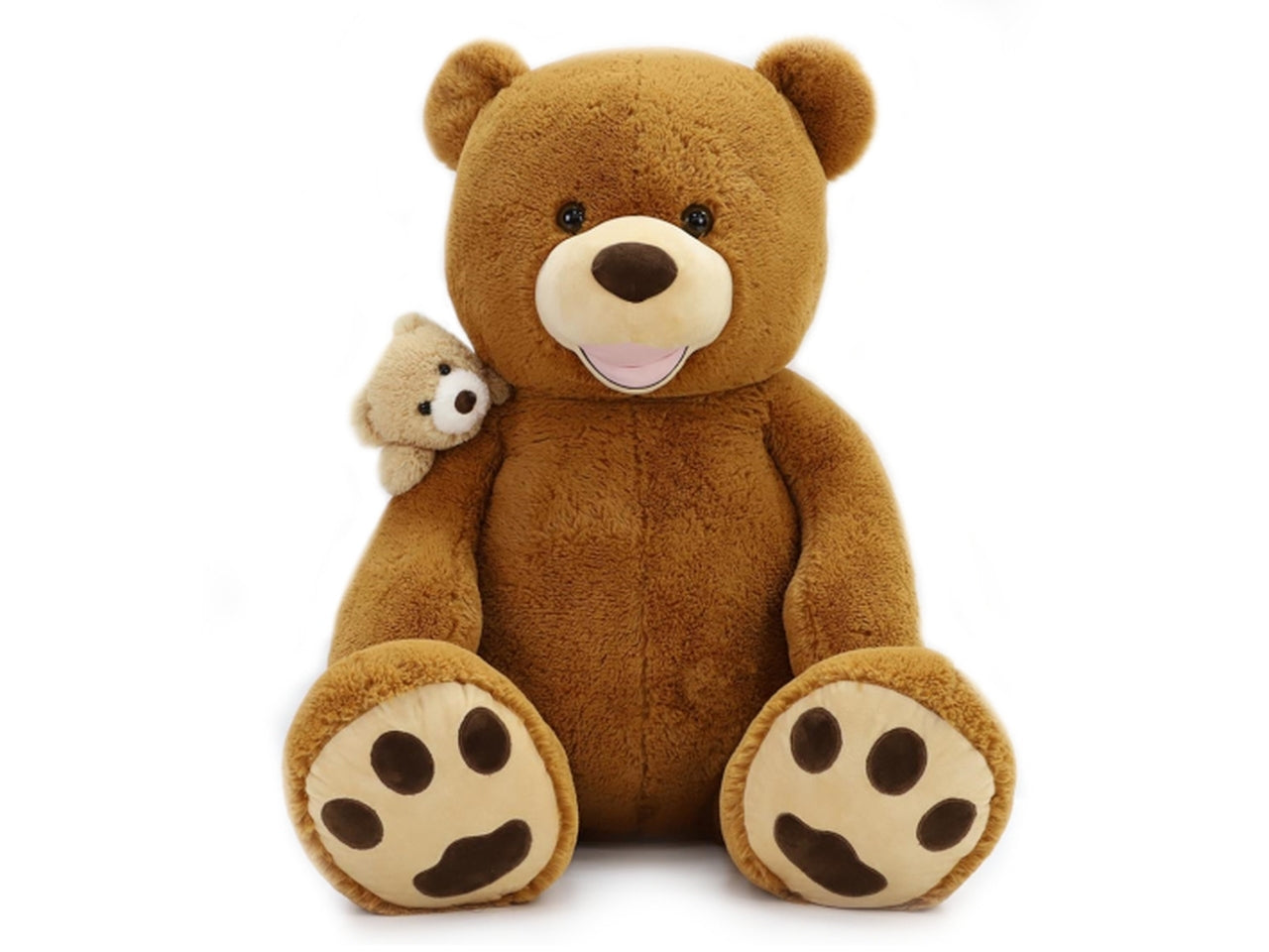 Maggie orso peluche con cucciolo 130cm