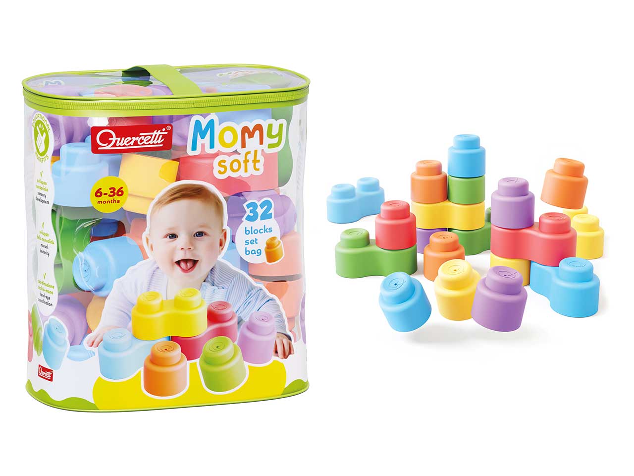Momy soft sacca - confezione da 32 mattoncini