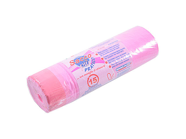 Sacchi pattumiera con maniglie 40 lt 55x65 15 pezzi sp11re