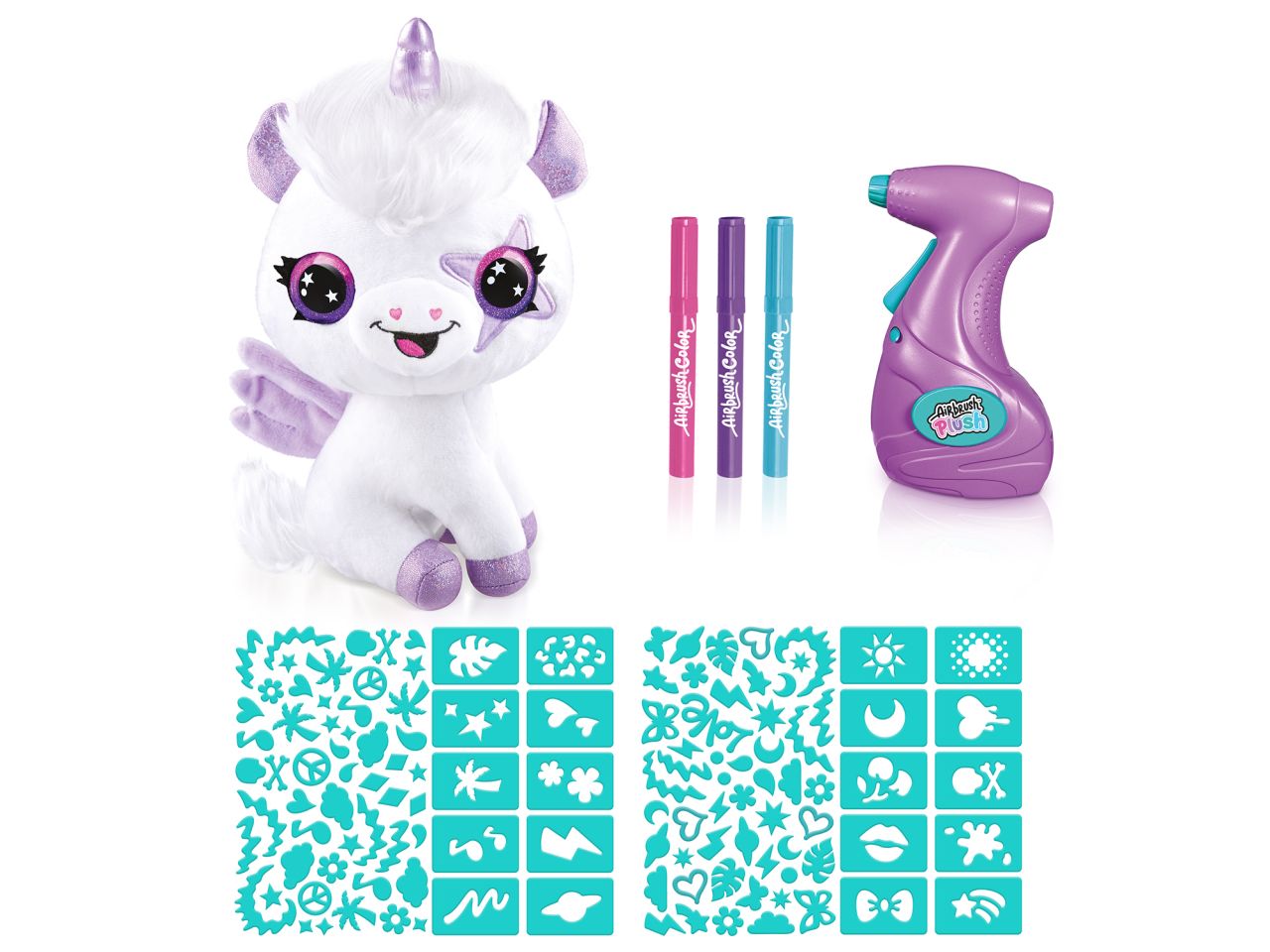 Airbrush plush magico unicorno