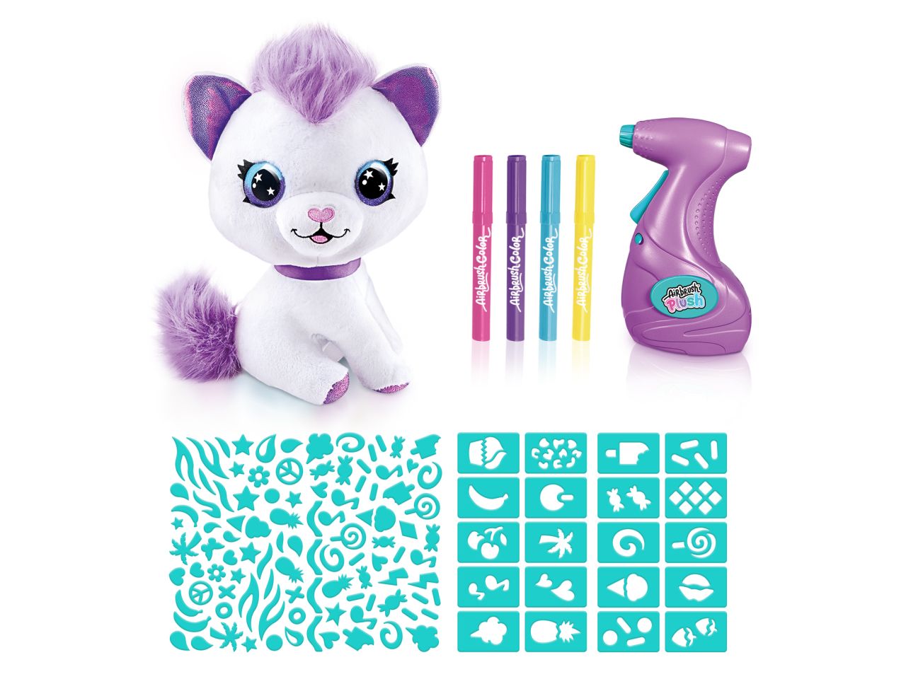 Airbrush plush gattino