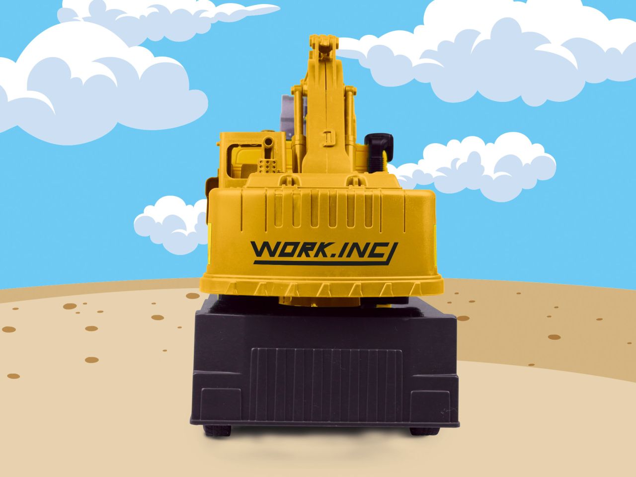 Camion radiocomandato mercedes-benz arocs my little digger