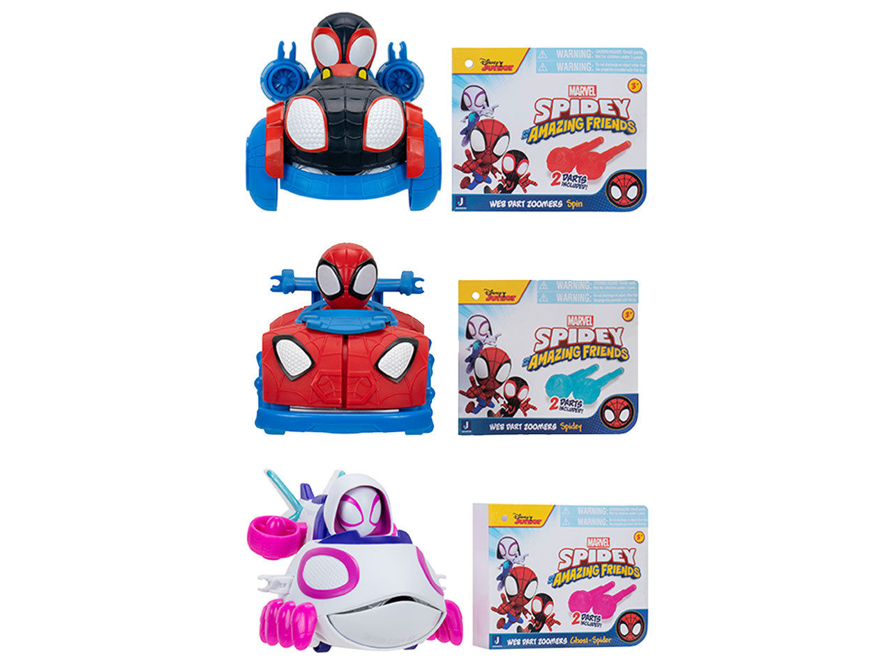 Veicolo lancia dardi con personaggio Spidey Marvel | Rei Toys