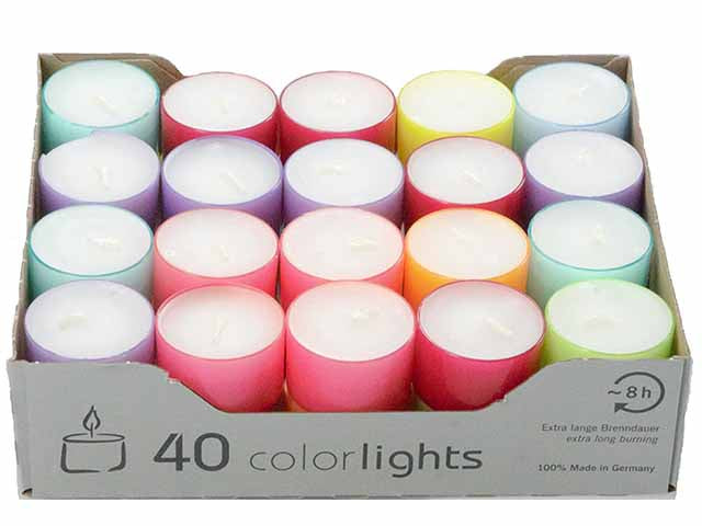 Candela t-light 40 pezzi 23-219-40