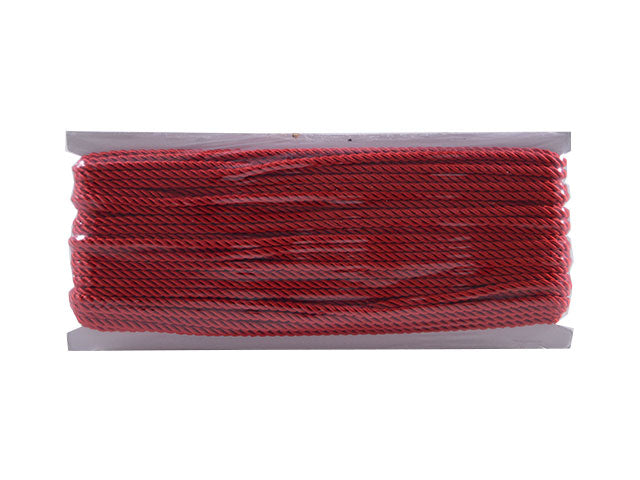 Cordone a tre capi 20mt. rosso col.11 520/2