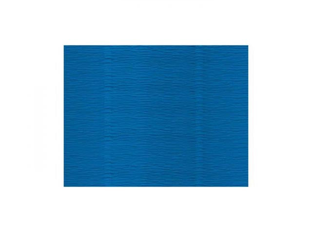 Carta crespa in colore azzurro 50X250cm