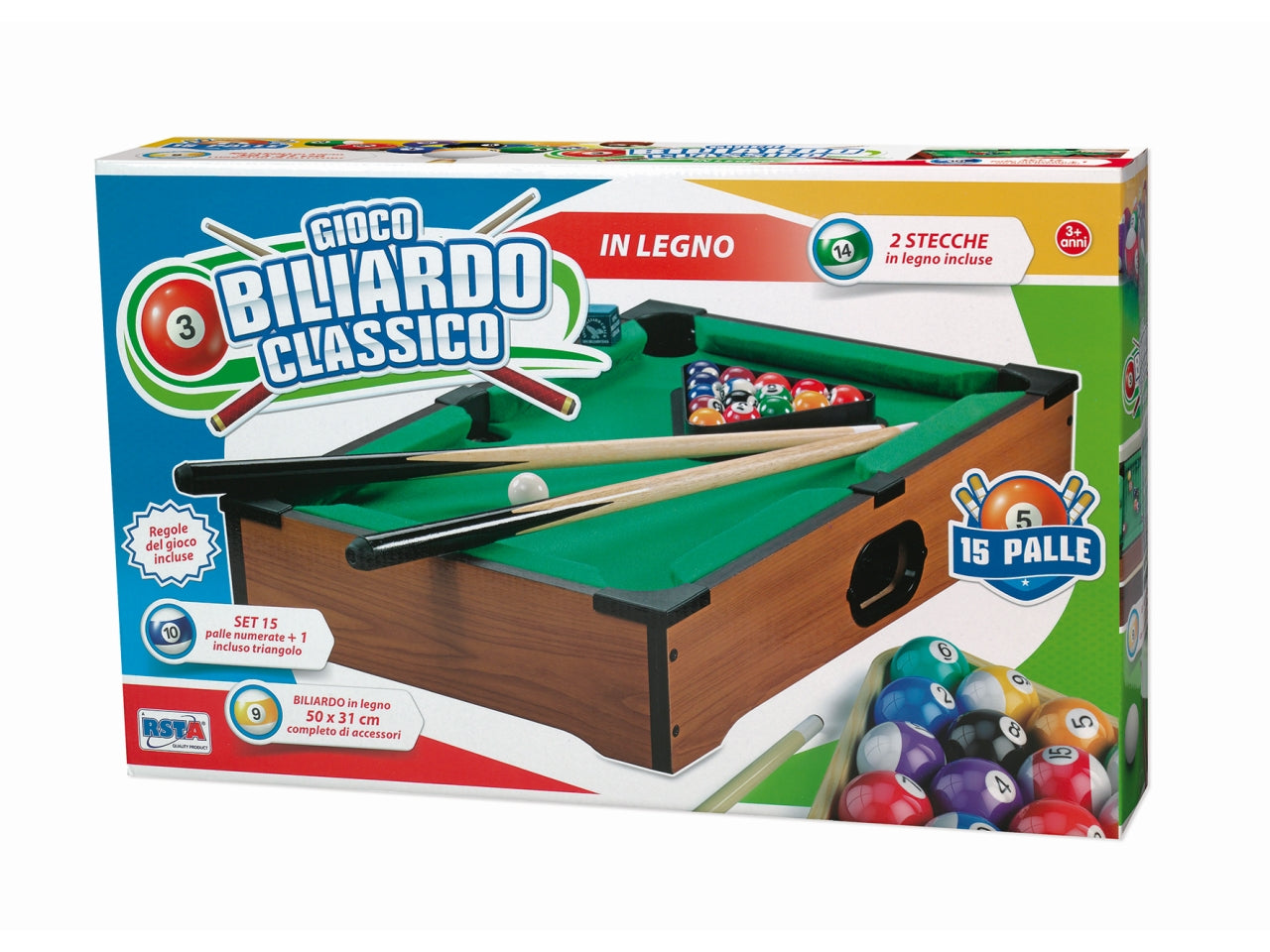 Gioco biliardo legno