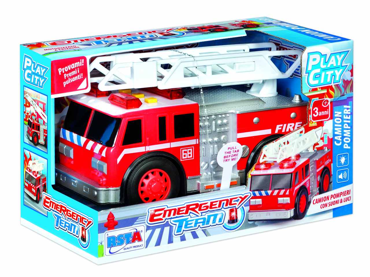 Camion pompiere luci e suoni 11300